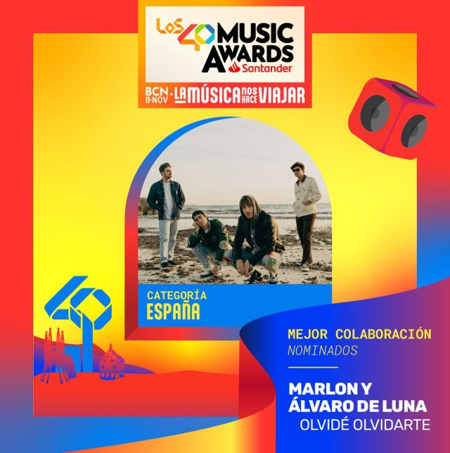 Los 40 Music Awards • 12 nominaciones (1/2)
Enhorabuena a @_marlonoficial_ @alvarodeluna @polgranch