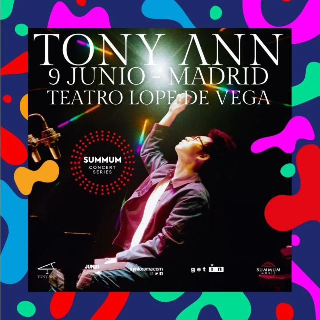 ¡Ya están a la venta las 🎟️ entradas para el concierto de @tonyannnn en Madrid del próximo año!

El virtuoso pianista 🎹 volverá a visitar nuestro país el 9 de junio de 2025 con una cita de lo más especial en el @teatrolopedevega y tras colgar el cartel de SOLD OUT para el concierto que ofrecerá este mes de noviembre.

Una cita de lo más especial para  emocionarse con una actuación sobrecogedora y de un artista que ya se ha convertido en un auténtico fenómeno viral en internet 🎶

Tickets👉🏽entradas.com 

#TobyAnn #Piano #GetinMusic #Syntorama #Summum