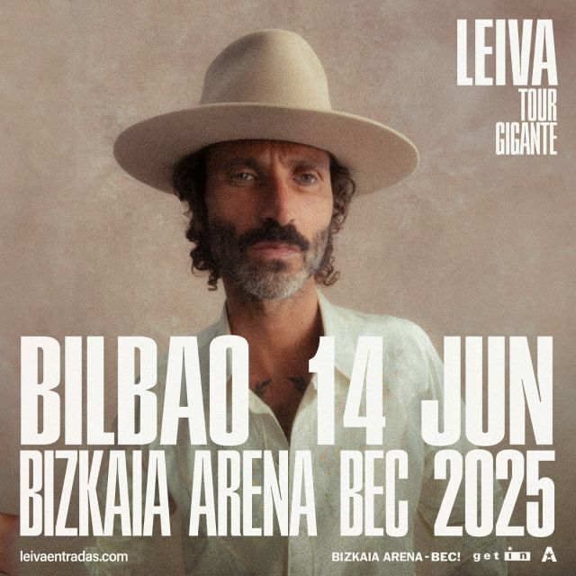 📢LEIVA VISITARÁ EL BIZKAIA ARENA BEC  CON SU TOUR GIGANTE 2025‼️

🎟️¡ENTRADAS YA A LA VENTA EN! leivaentradas.com

@leivaoficial_ @bizkaiaarena #TourGigante2025