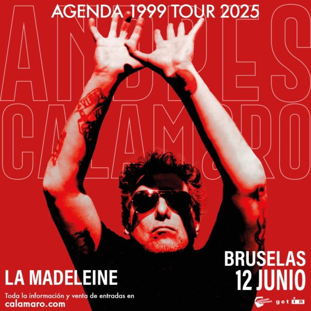 Ya están a la venta seis de los siete primeros conciertos anunciados de la próxima gira de👉🏽 ANDRÉS CALAMARO.
(Dublín saldrá a la venta en los próximos días).

🎟️Info y entradas en 🔗calamaro.com

🔥¿Quién se apunta a esta celebración BRUTAL?🔥

#Agenda1999TourEuropa2025 #HonestidadBrutal #AndrésCalamaro #GetInMusic