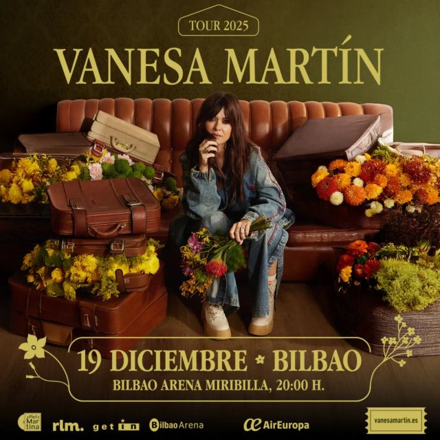 📢VANESA MARTÍN actuará el 19 de diciembre en BILBAO‼️

La artista malagueña incluye el Bilbao Arena dentro de su tour 2025, en el que presentará su nuevo trabajo discográfico que verá la luz en primavera

Las entradas ya están a la venta en👉🏽 @ticketmasteres y @elcorteingles

@vanesamartin_ 
@rlm_es 
@bilbaoarena